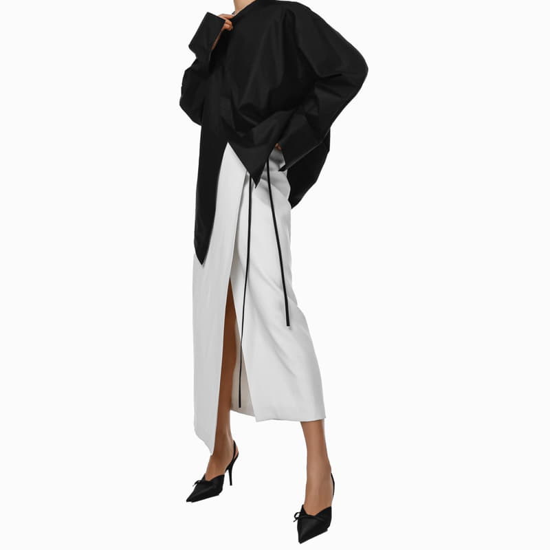 Paper Moon - Korean Women Fashion - #momslook - linen wrap pencil maxi skirt - 12