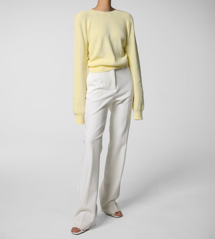 Paper Moon - Korean Women Fashion - #pursuepretty - Cotton Back Twist Drape Knit Top