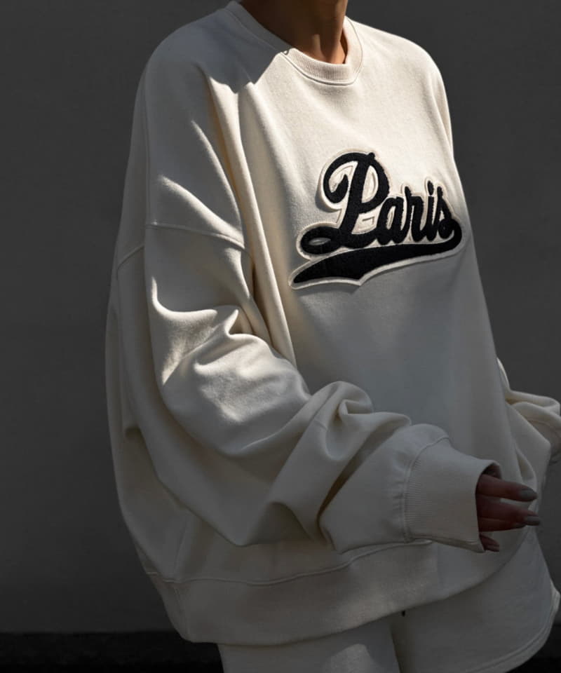 Paper Moon - Korean Women Fashion - #restrostyle - Paris boucle stitch sweatshirt - 6