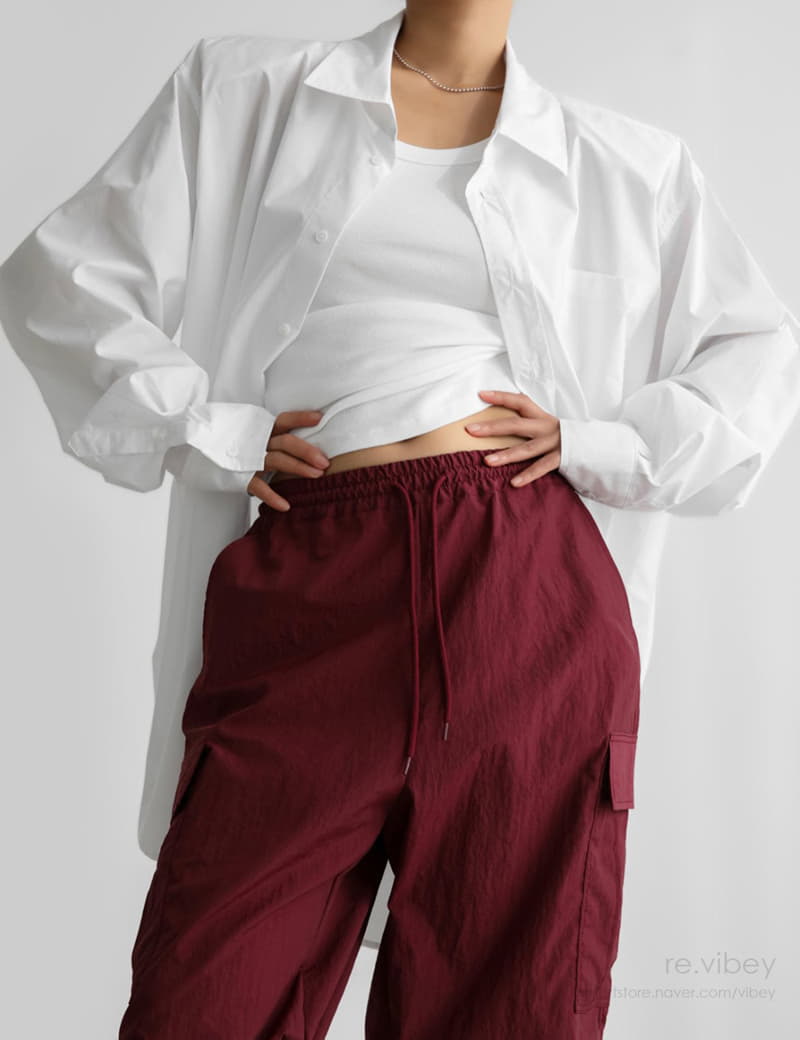 Paper Moon - Korean Women Fashion - #thatsdarling - Maxy Obersize Pad SHOulder Button Down Shirt - 5