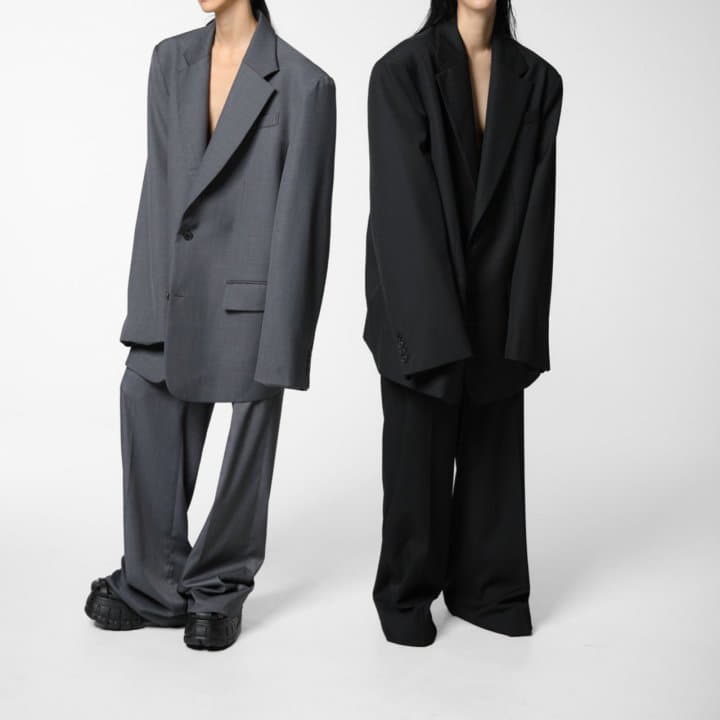 Paper Moon - Korean Women Fashion - #womensfashion - Straight Maxi Length Wide Trousers - 3
