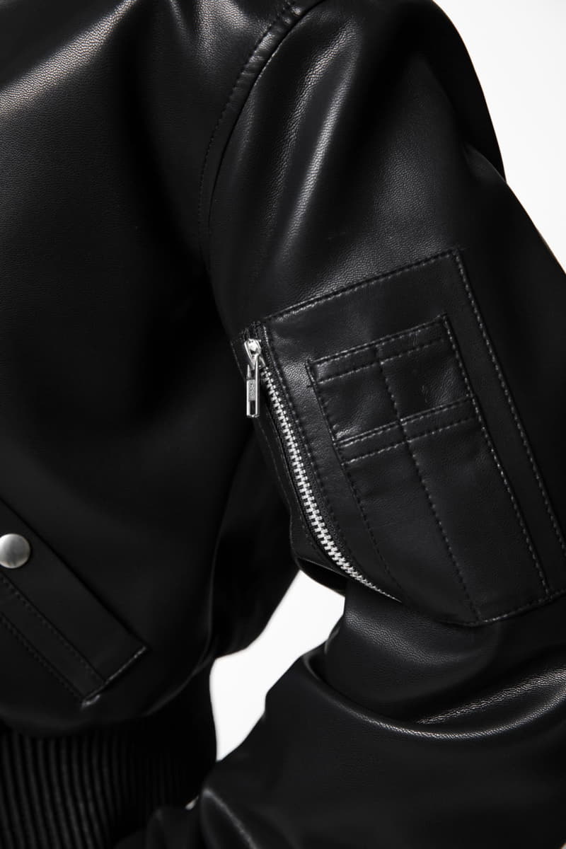 Paper Moon - Korean Women Fashion - #womensfashion - Vegan Leather Cropped Bomber Jacket  - 11