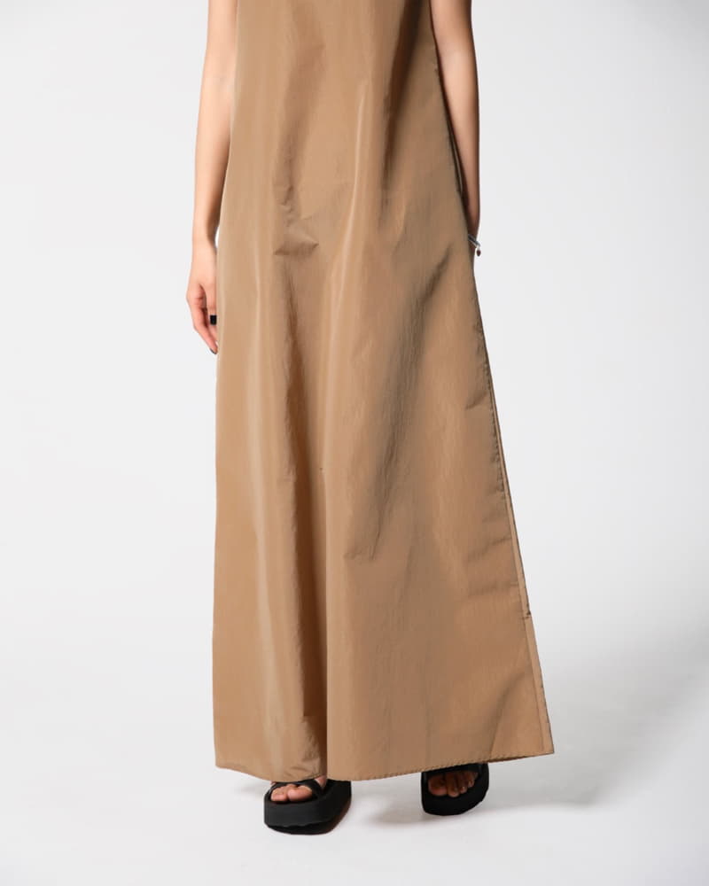 Paper Moon - Korean Women Fashion - #momslook - Thin Shoulder Strappy Maxi One-piece - 4