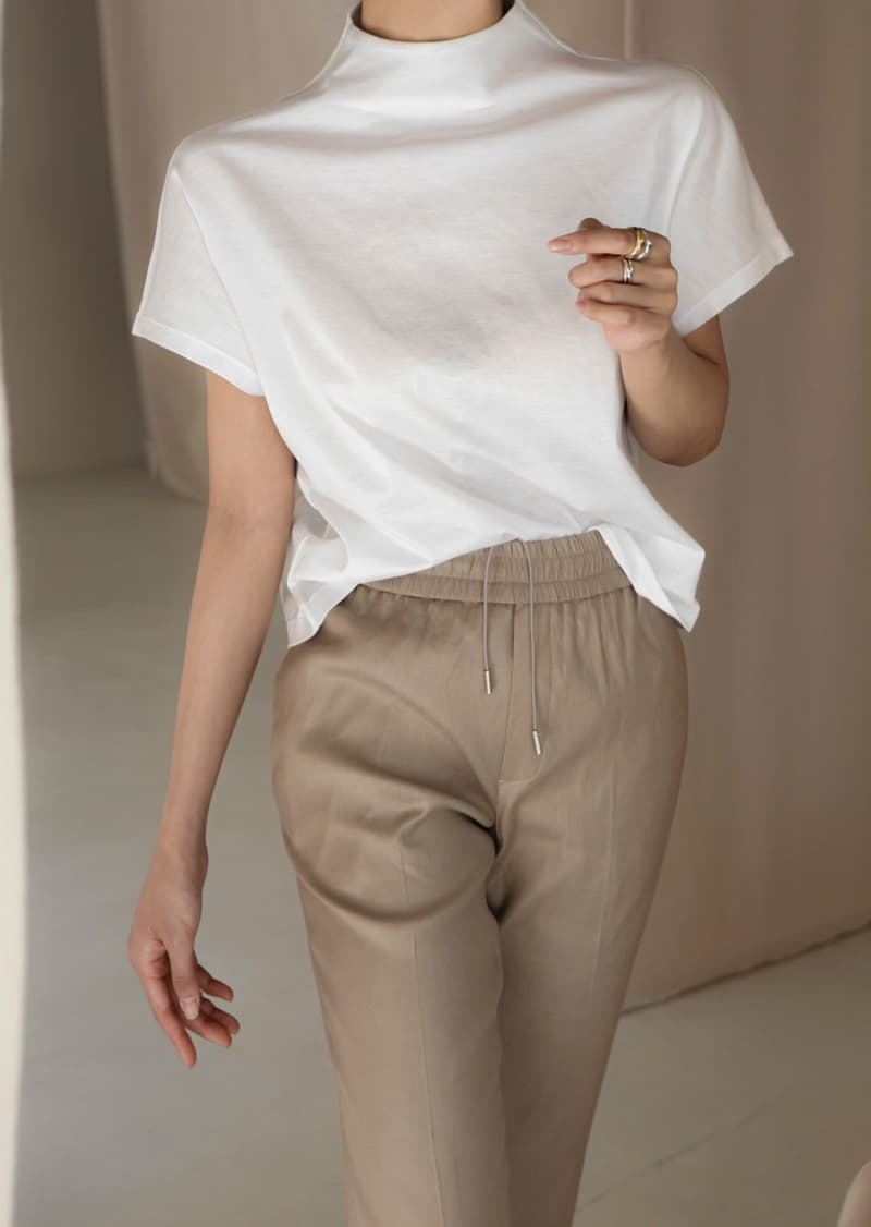 Paper Moon - Korean Women Fashion - #womensfashion - high neck french sleeve top - 10