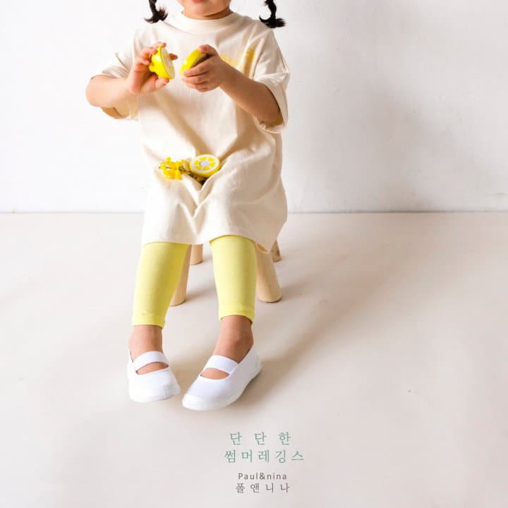 Paul & Nina - Korean Children Fashion - #childrensboutique - Dandan Summer Leggings - 12