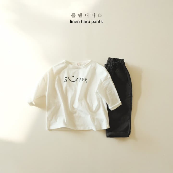 Paul & Nina - Korean Children Fashion - #littlefashionista - Oreore Haru Linen Pants - 4