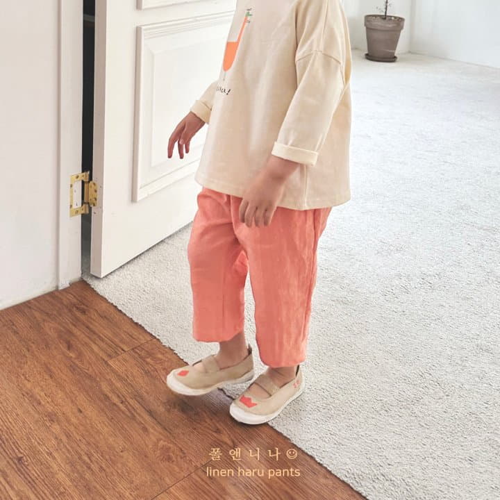 Paul & Nina - Korean Children Fashion - #minifashionista - Oreore Haru Linen Pants - 5