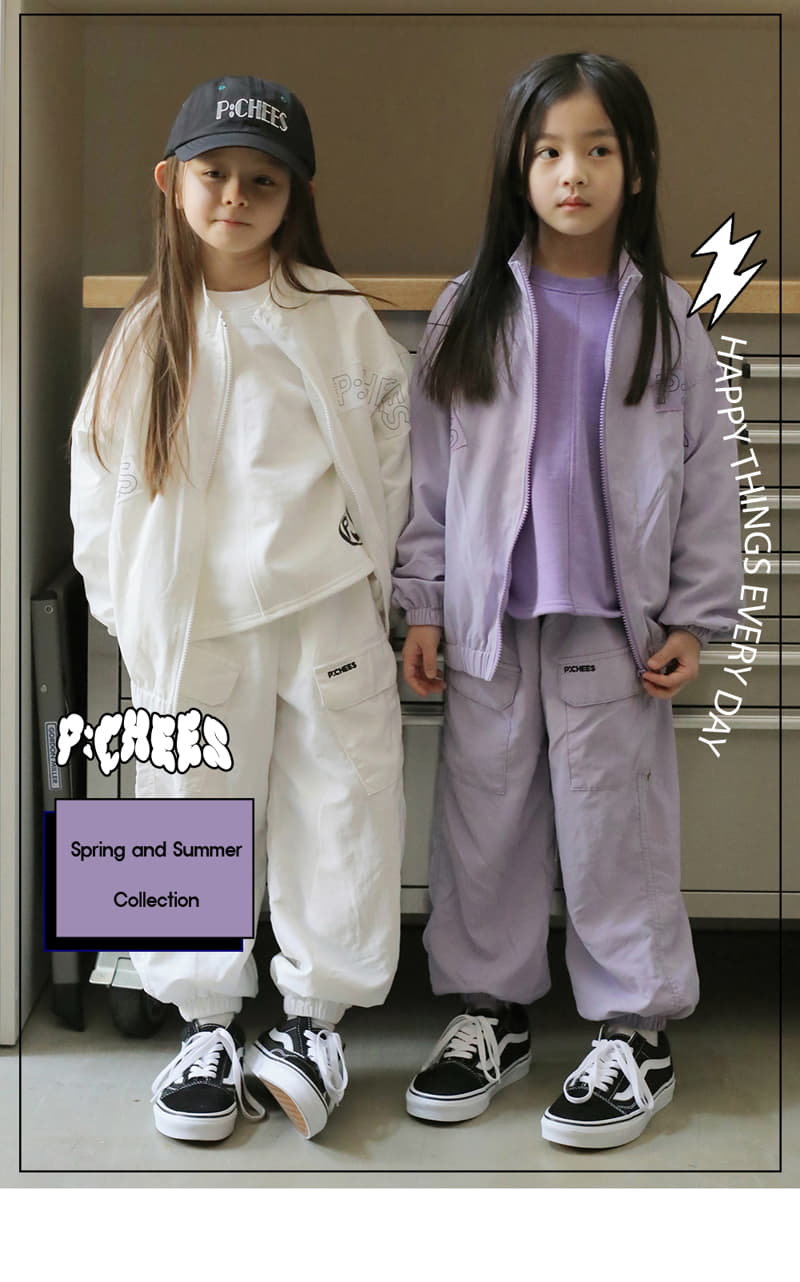 Peach-Cream - Korean Children Fashion - #kidsstore - Trope Windbreacker