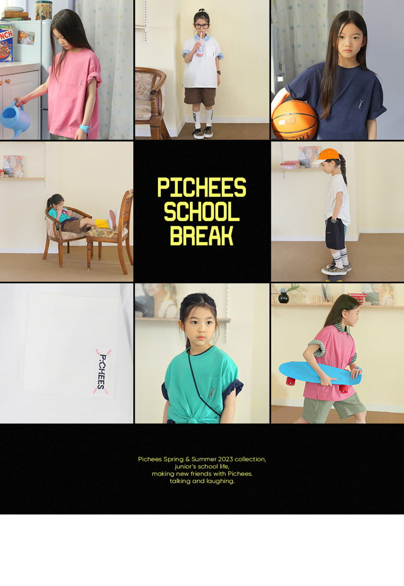 Peach-Cream - Korean Children Fashion - #prettylittlegirls - Mude Tee