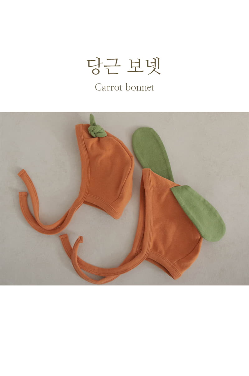 Peekaboo - Korean Baby Fashion - #babyclothing - Carrot Bonnet