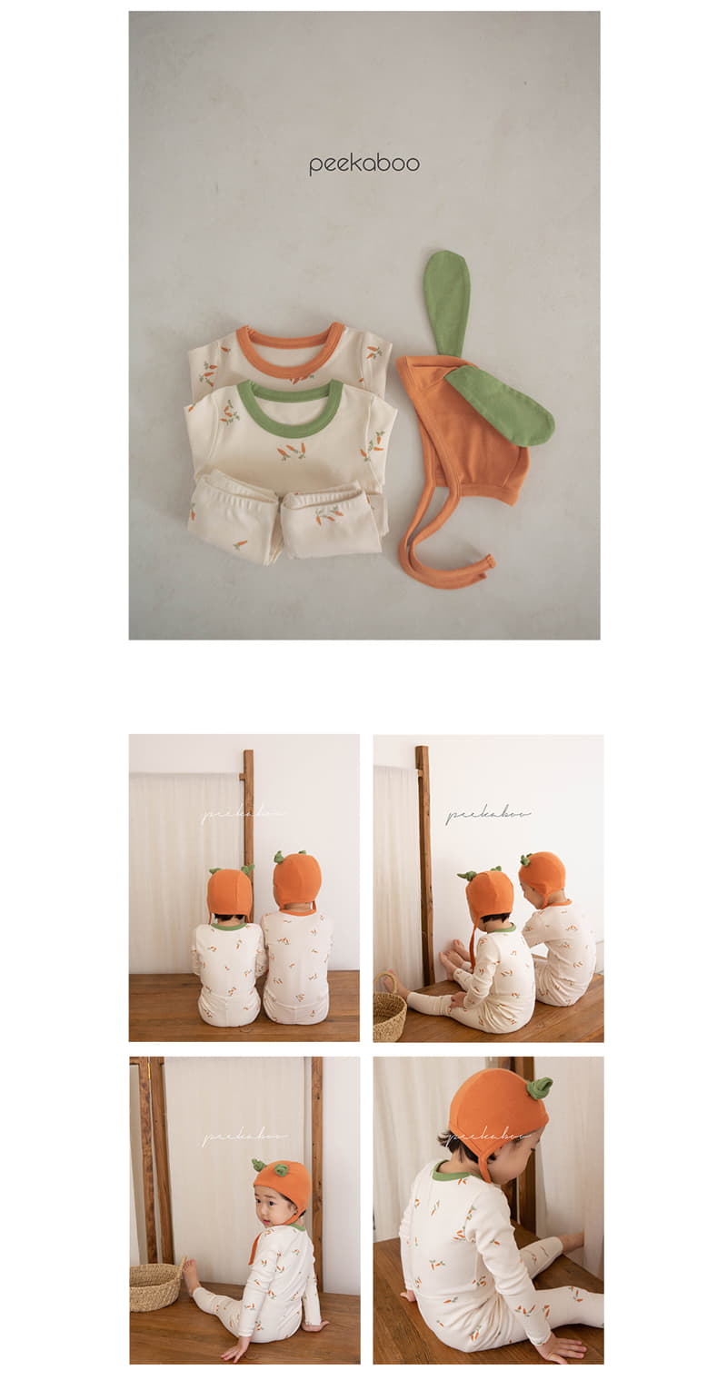 Peekaboo - Korean Children Fashion - #fashionkids - Carrot Top Bottom Set - 6