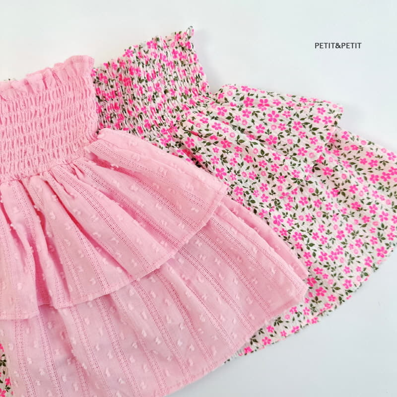 Petit & Petit - Korean Children Fashion - #childofig - Smocked Skirt - 2