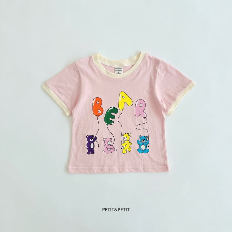 Petit & Petit - Korean Children Fashion - #discoveringself - Bear Color Tee