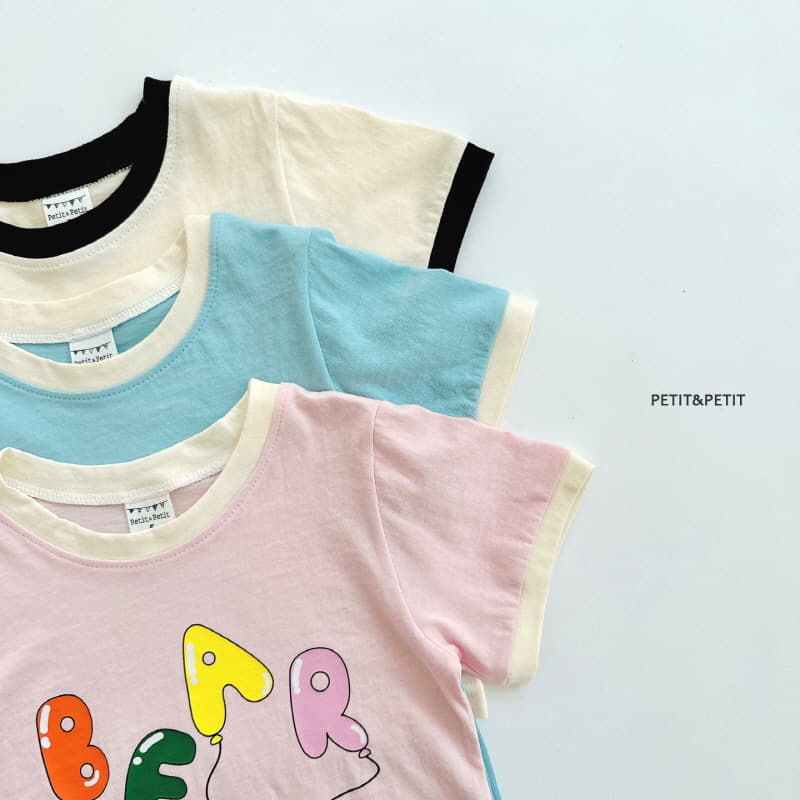 Petit & Petit - Korean Children Fashion - #fashionkids - Bear Color Tee - 2