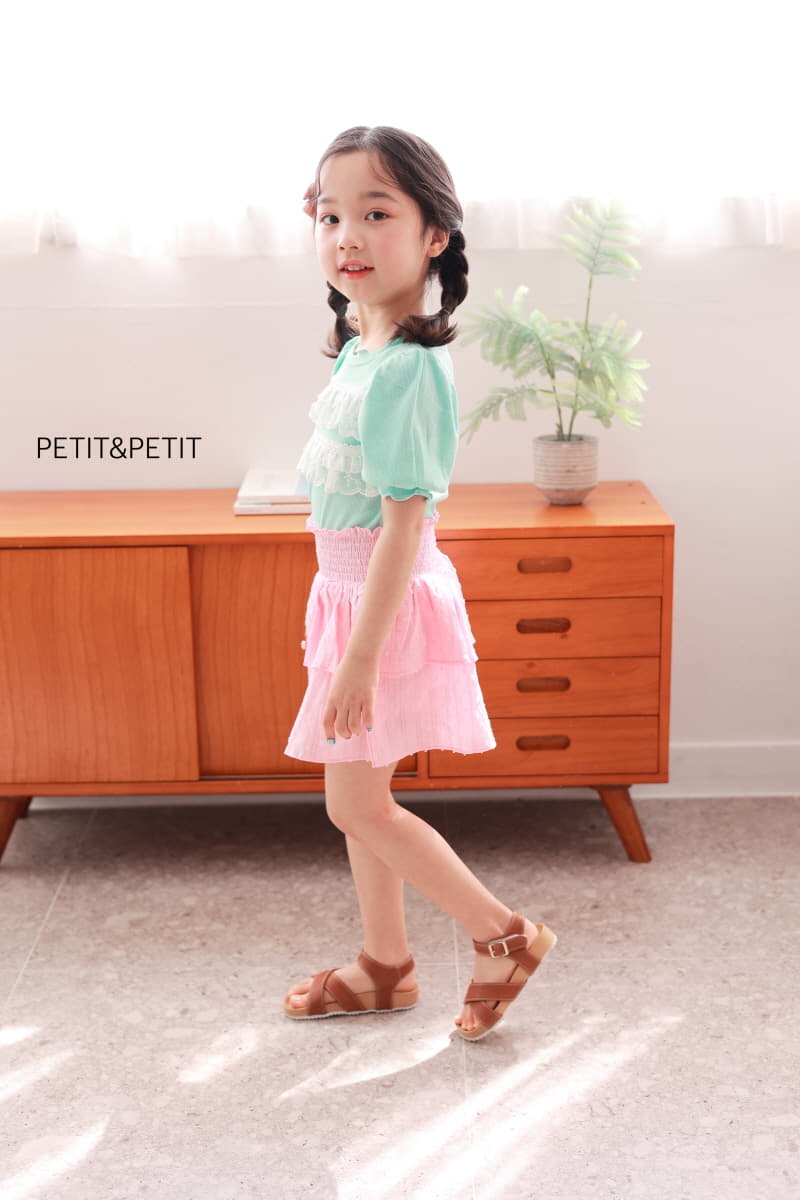 Petit & Petit - Korean Children Fashion - #kidsshorts - Smocked Skirt - 7