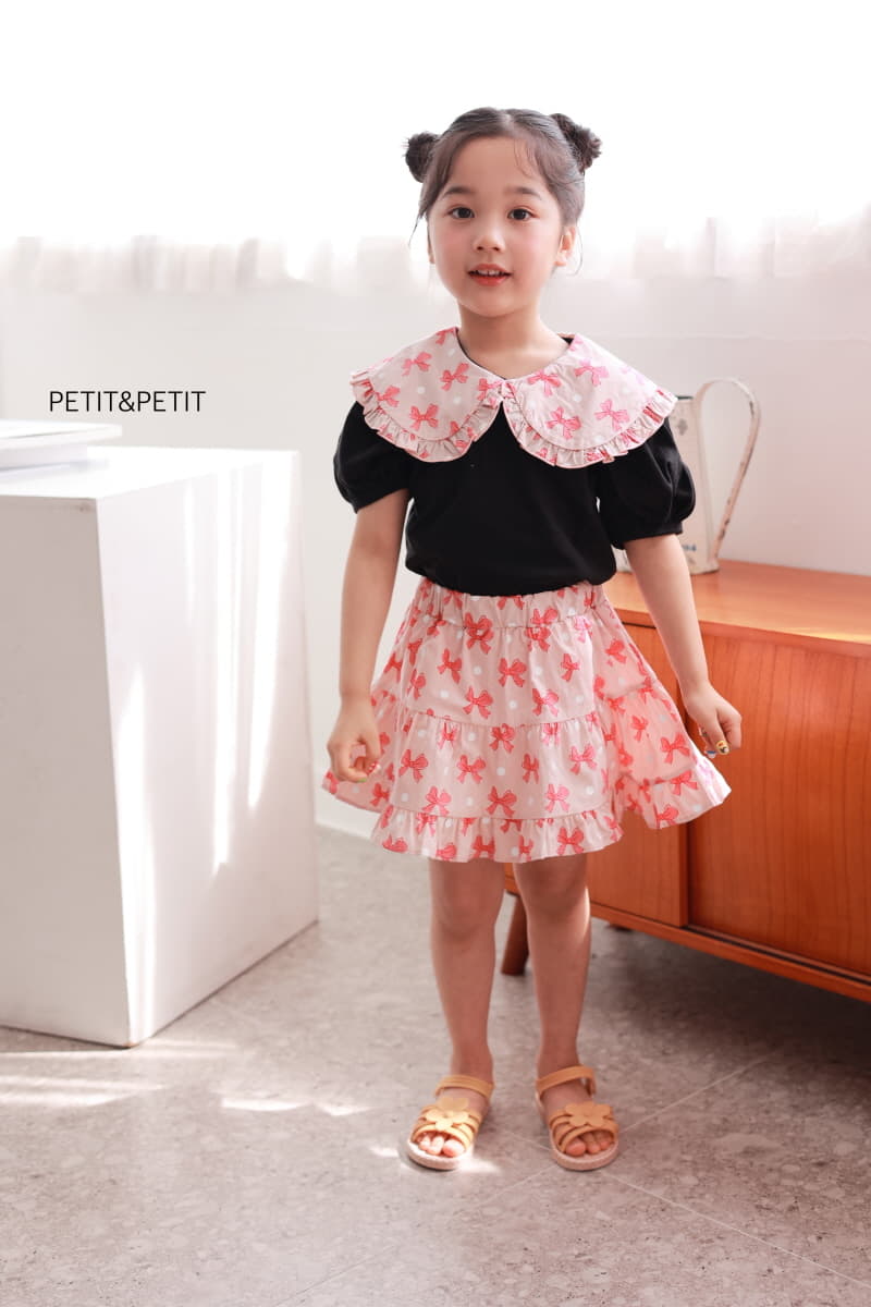 Petit & Petit - Korean Children Fashion - #kidsshorts - Ribbon Cancan Skirt - 10