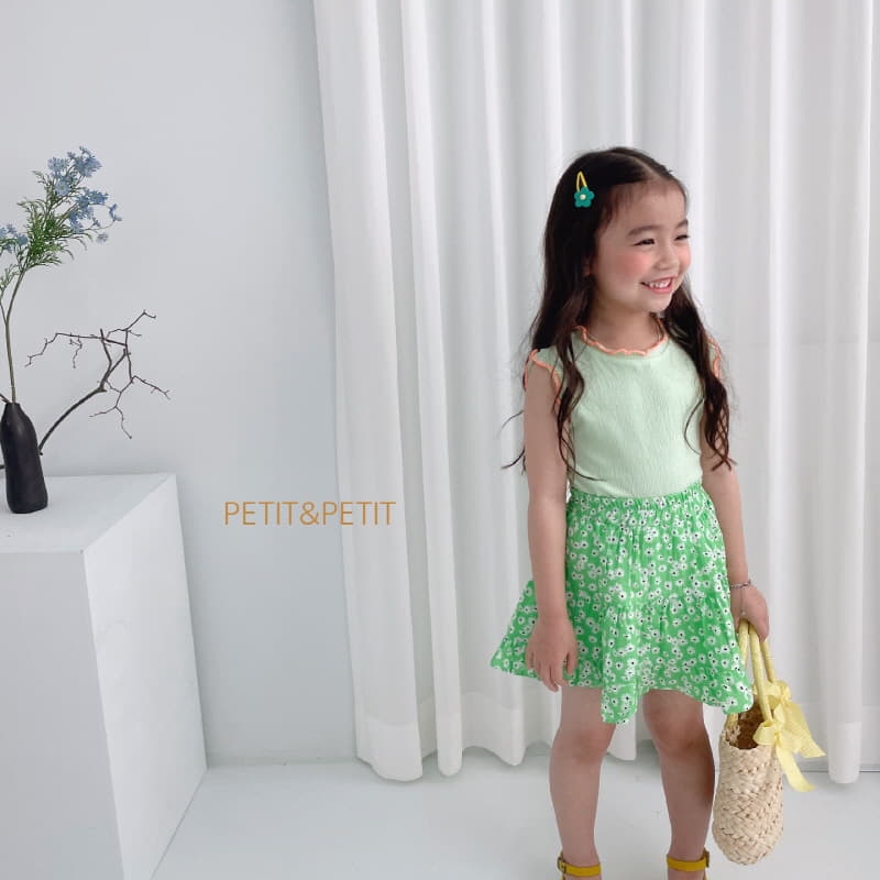 Petit & Petit - Korean Children Fashion - #magicofchildhood - Color Terry Sleeveless Tee - 6