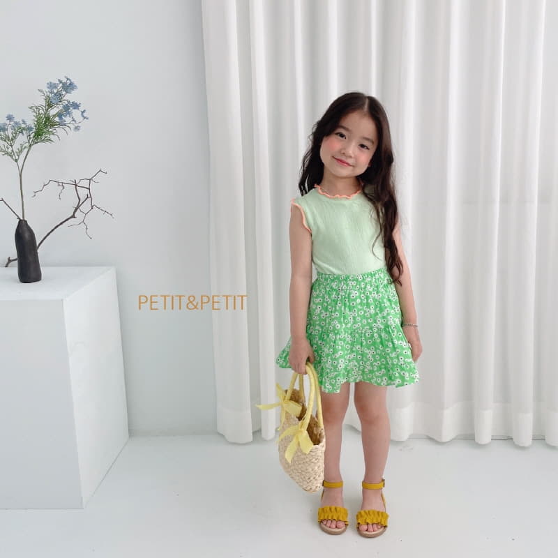 Petit & Petit - Korean Children Fashion - #minifashionista - Color Terry Sleeveless Tee - 7