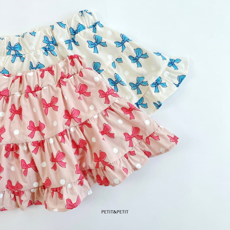 Petit & Petit - Korean Children Fashion - #todddlerfashion - Ribbon Cancan Skirt - 2