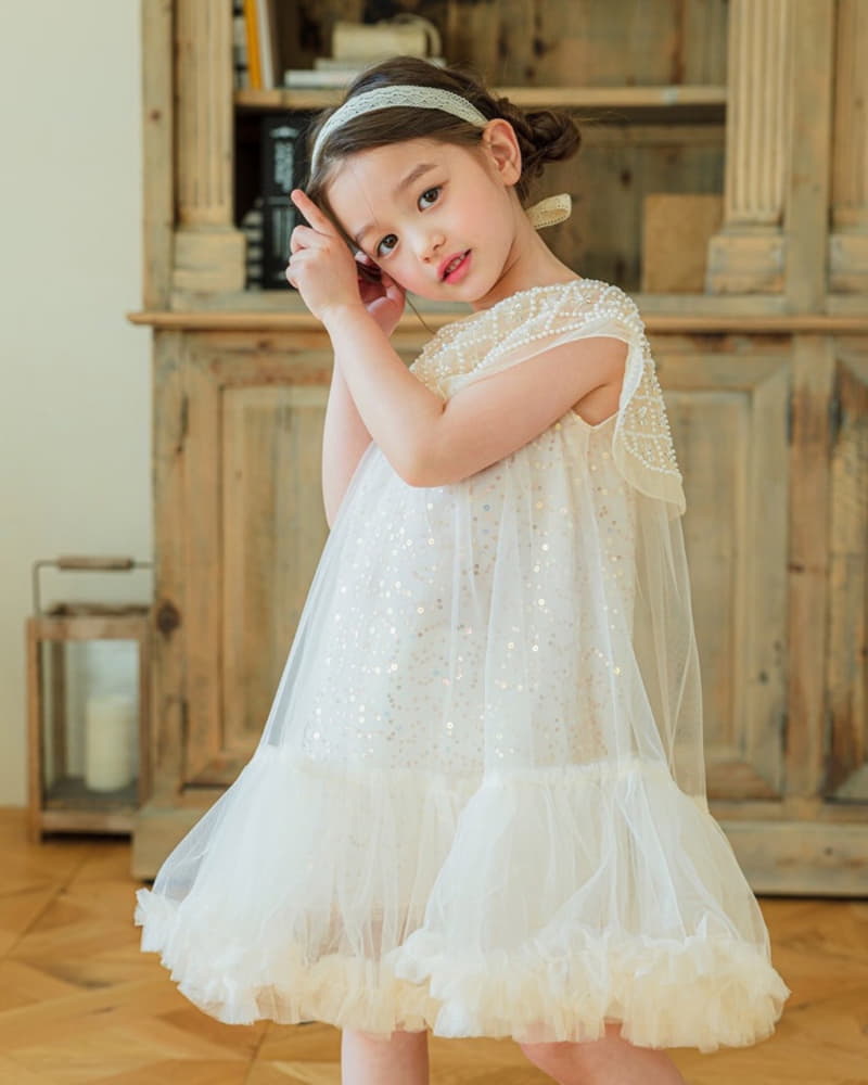 Pink Berry - Korean Children Fashion - #Kfashion4kids - Beads One-piece - 6