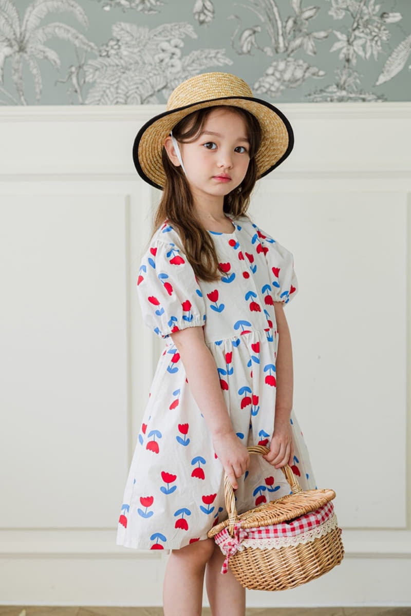 Pink Berry - Korean Children Fashion - #stylishchildhood - Tulip One-piece - 4