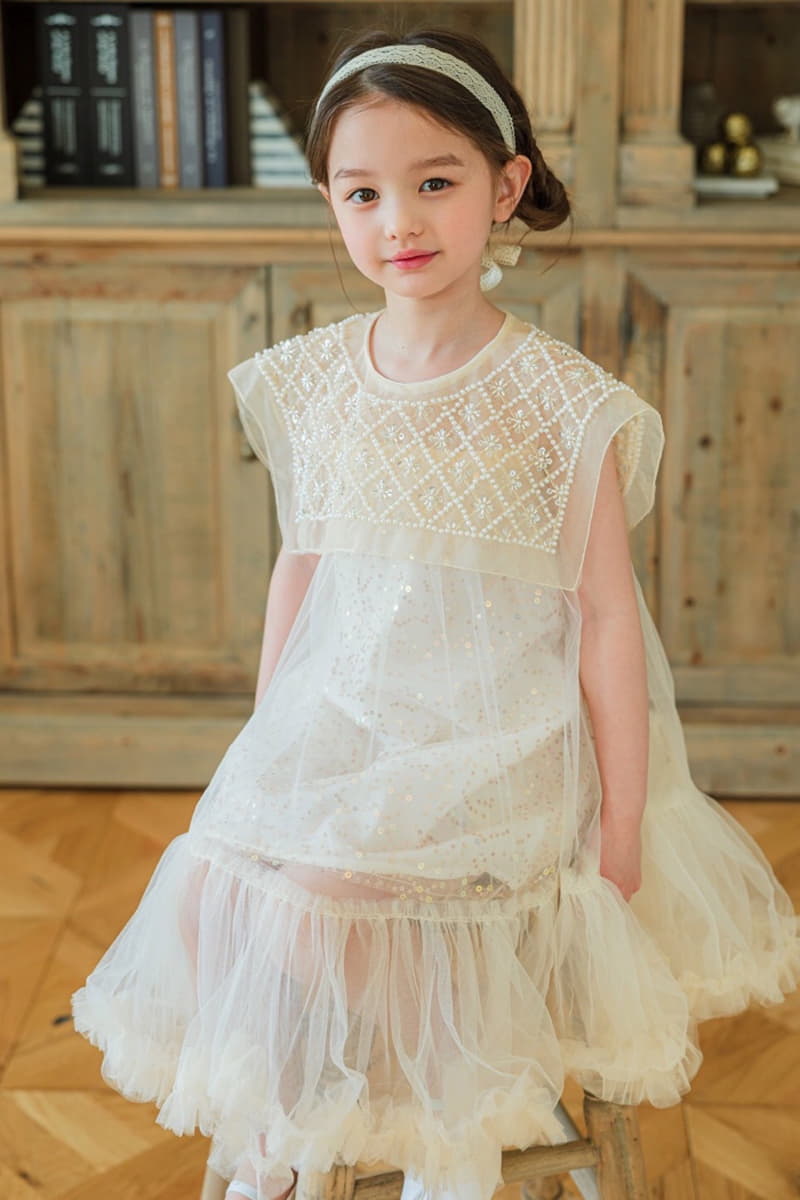 Pink Berry - Korean Children Fashion - #littlefashionista - Beads One-piece - 7