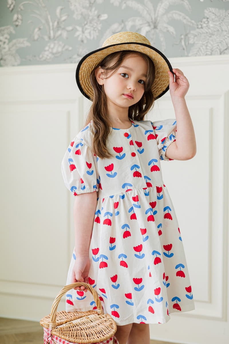 Pink Berry - Korean Children Fashion - #stylishchildhood - Tulip One-piece - 3