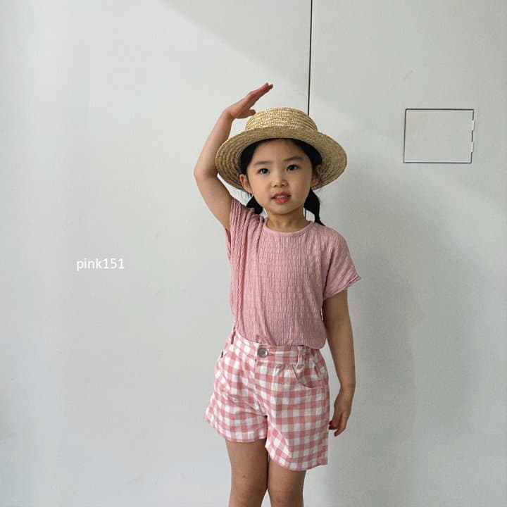 Pink151 - Korean Children Fashion - #Kfashion4kids - Check Shorts - 11