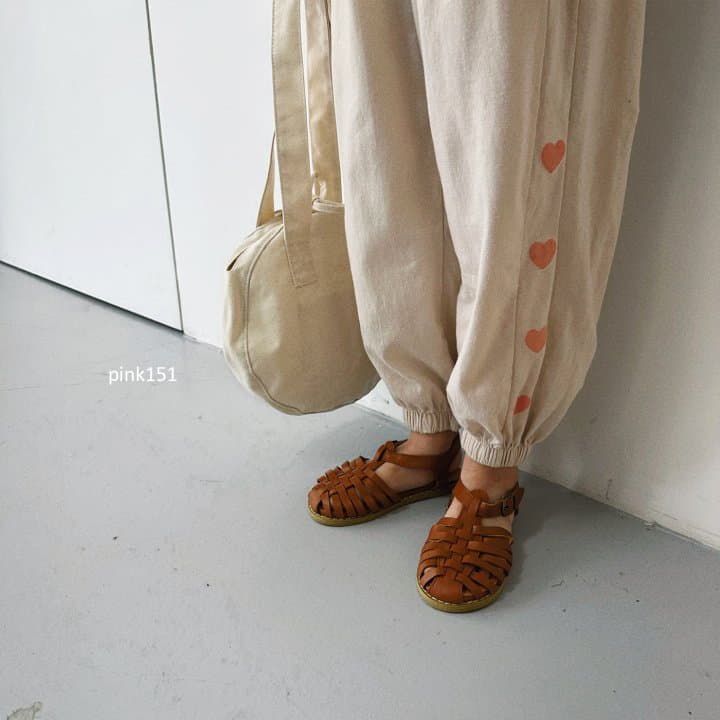 Pink151 - Korean Children Fashion - #childofig - Heart Darling Pants - 10