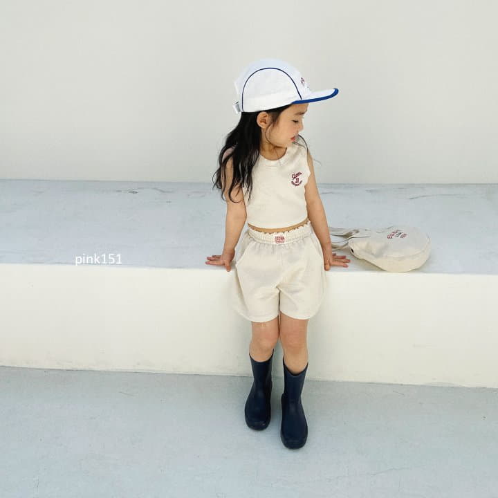 Pink151 - Korean Children Fashion - #childofig - Chock Waffle Sleeveless - 6