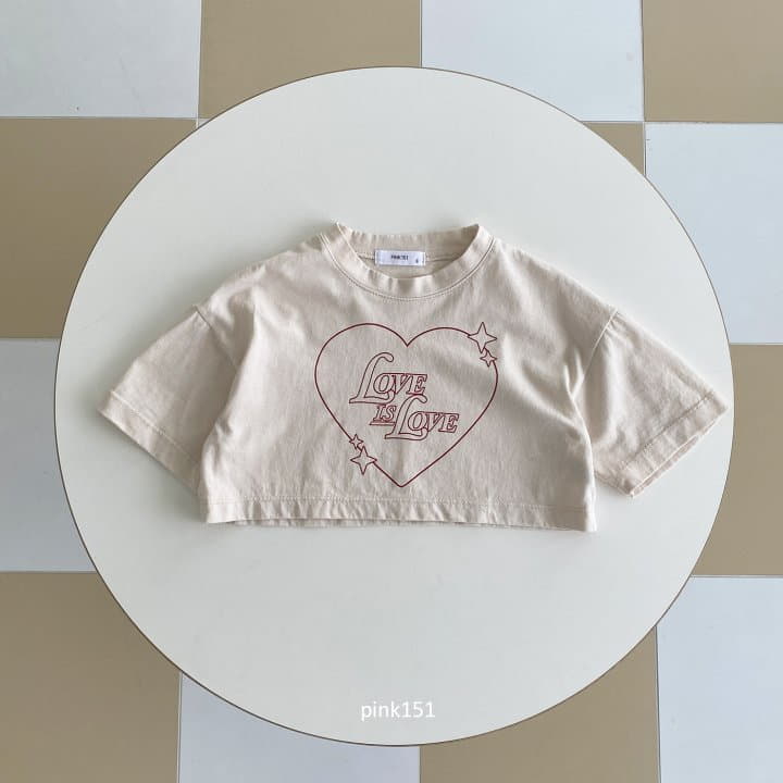 Pink151 - Korean Children Fashion - #childofig - Love Is Crop Tee - 2