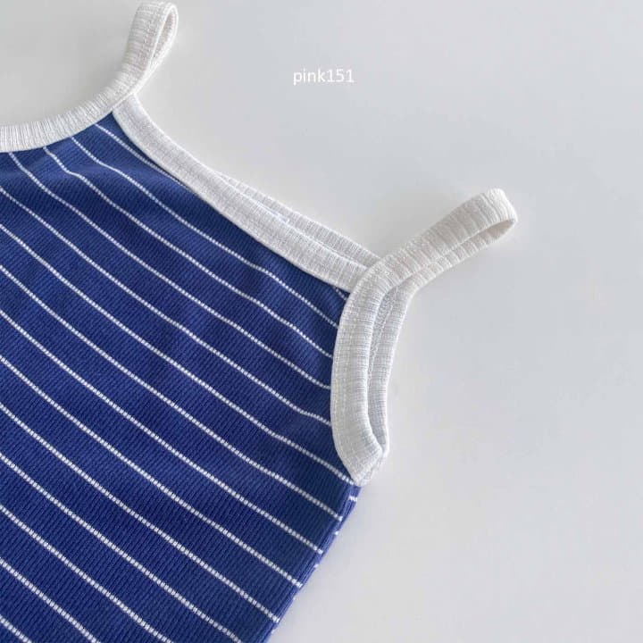 Pink151 - Korean Children Fashion - #childofig - Paul Stripes Sleeveless - 4