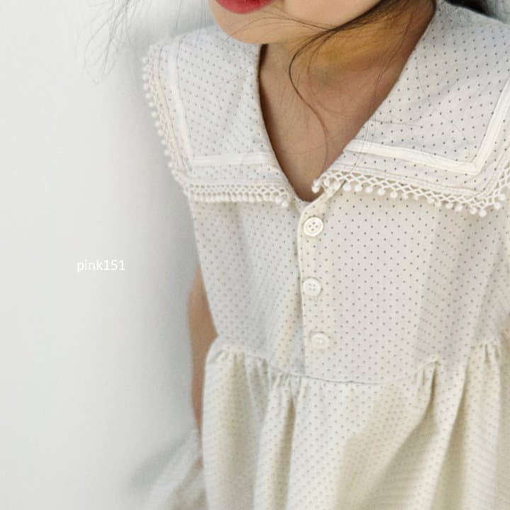 Pink151 - Korean Children Fashion - #designkidswear - Sailor Dot One-piece - 9