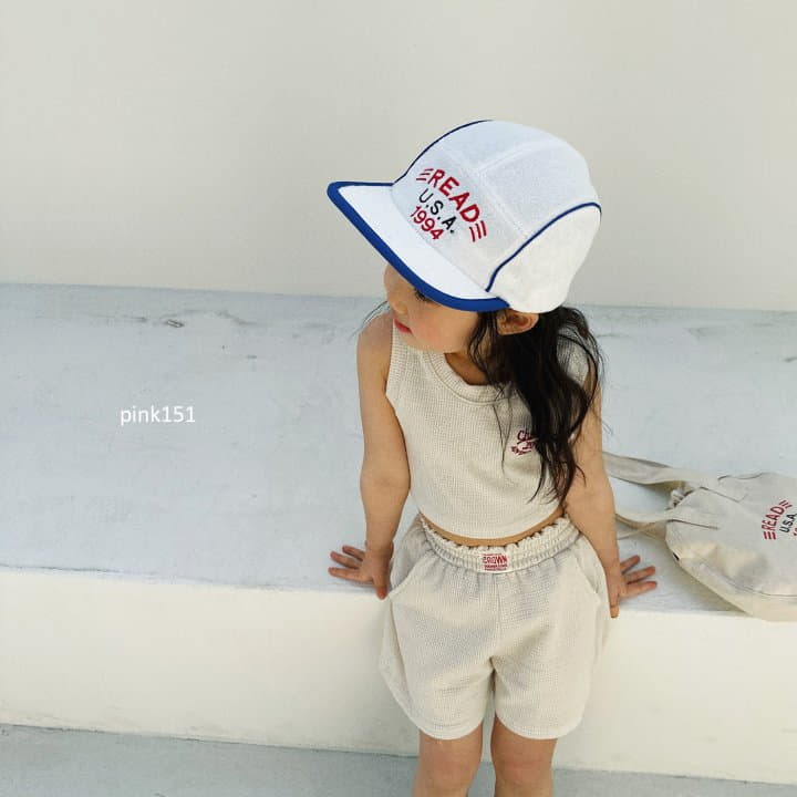 Pink151 - Korean Children Fashion - #designkidswear - Chock Waffle Sleeveless - 8