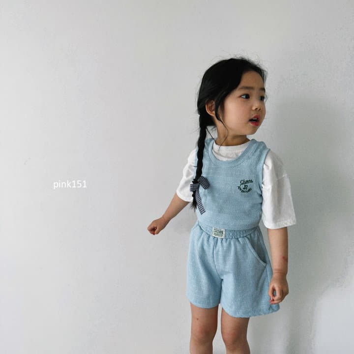 Pink151 - Korean Children Fashion - #discoveringself - Chock Waffle Sleeveless - 9