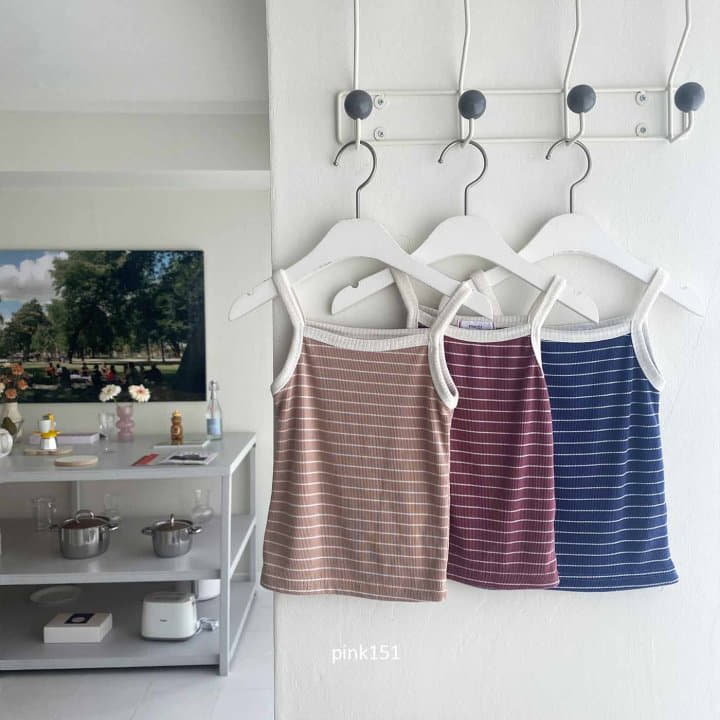 Pink151 - Korean Children Fashion - #discoveringself - Paul Stripes Sleeveless - 6