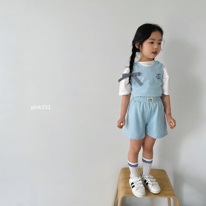 Pink151 - Korean Children Fashion - #fashionkids - Chock Waffle Shorts - 8