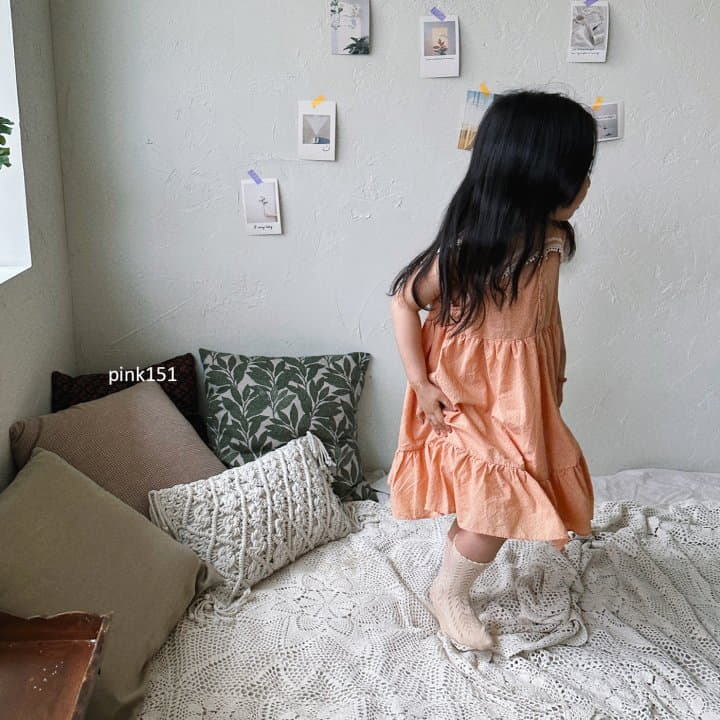 Pink151 - Korean Children Fashion - #kidsshorts - Sailor Dot One-piece - 12