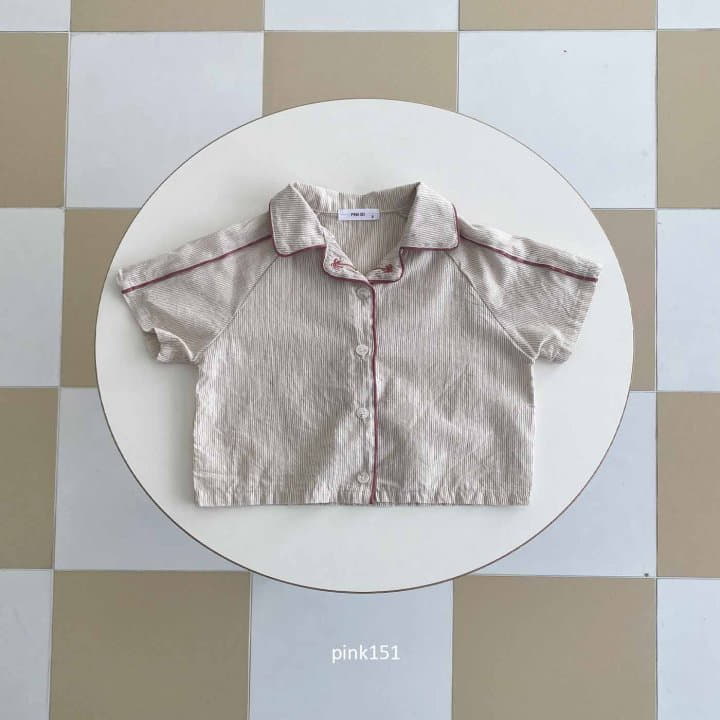 Pink151 - Korean Children Fashion - #kidsshorts - Palm Shirt