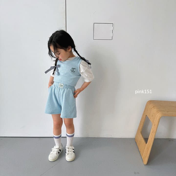 Pink151 - Korean Children Fashion - #kidsstore - Chock Waffle Shorts - 10