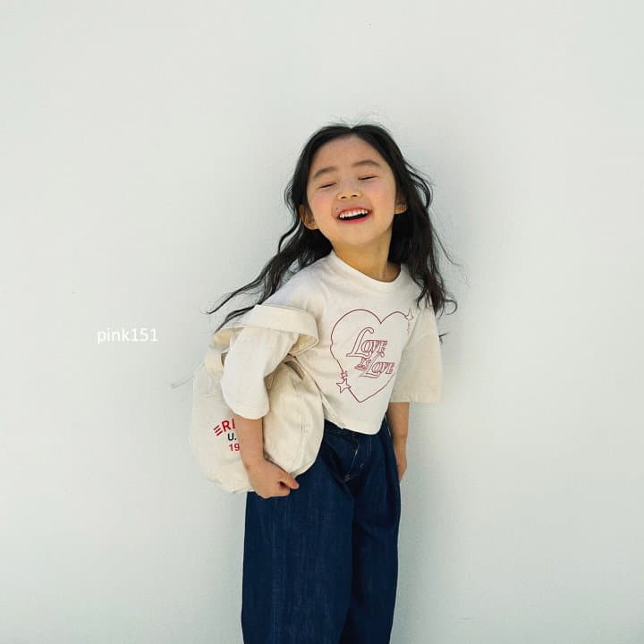 Pink151 - Korean Children Fashion - #kidsstore - Love Is Crop Tee - 8