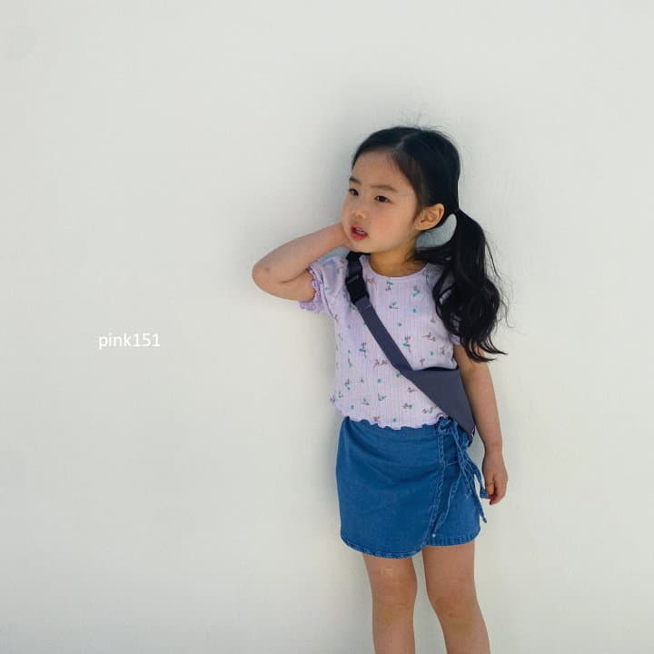 Pink151 - Korean Children Fashion - #kidzfashiontrend - Laendar Crop Tee - 8