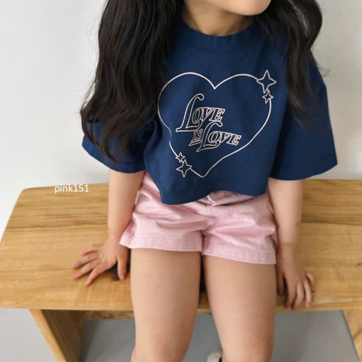 Pink151 - Korean Children Fashion - #littlefashionista - Love Is Crop Tee - 11