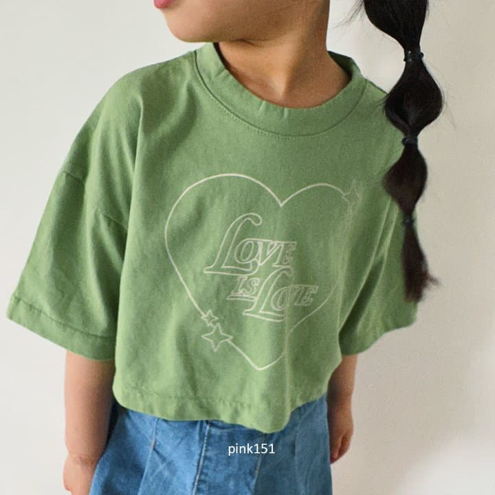 Pink151 - Korean Children Fashion - #magicofchildhood - Love Is Crop Tee - 12