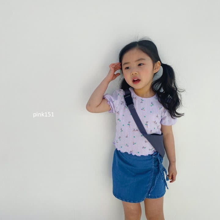 Pink151 - Korean Children Fashion - #magicofchildhood - Laendar Crop Tee - 11