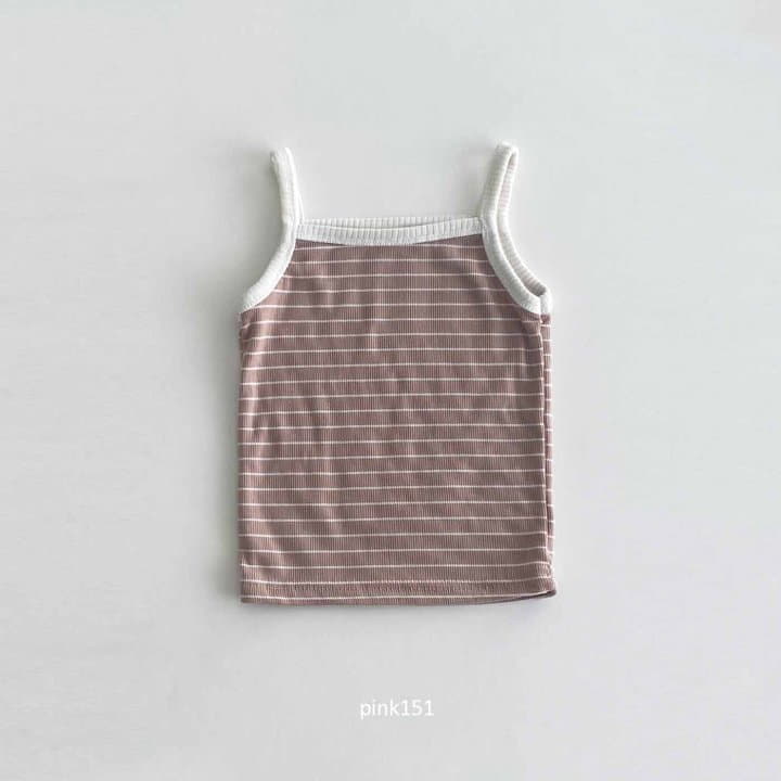 Pink151 - Korean Children Fashion - #prettylittlegirls - Paul Stripes Sleeveless