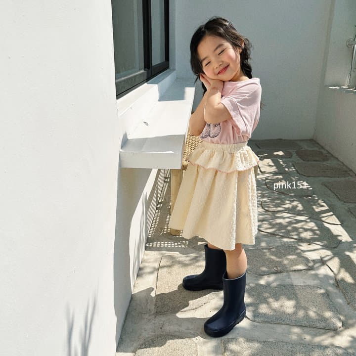 Pink151 - Korean Children Fashion - #todddlerfashion - Bouble Wing Skirt - 7