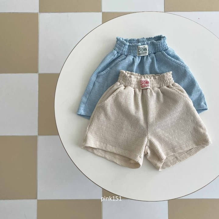 Pink151 - Korean Children Fashion - #todddlerfashion - Chock Waffle Shorts