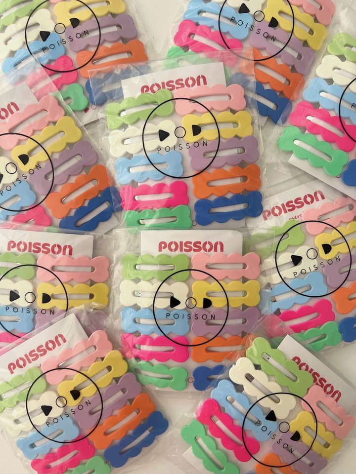 Poisson - Korean Children Fashion - #childofig - Scrup Hairpin Set - 6