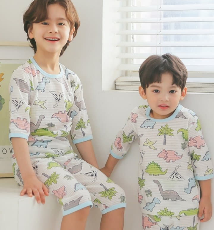 Puco - Korean Children Fashion - #minifashionista - Sweet Dino Easywear